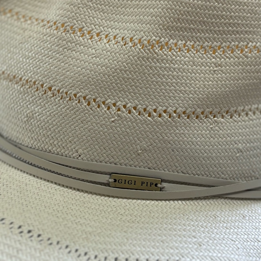GIGI PIP Arlo Rancher Fedora Straw Hat. Small/Medium - Picture 8 of 10